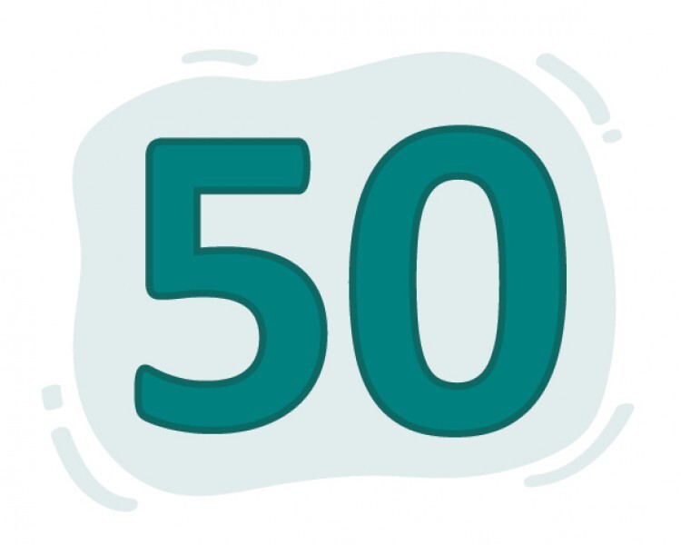 Definition & Meaning of "Fifty" | LanGeek