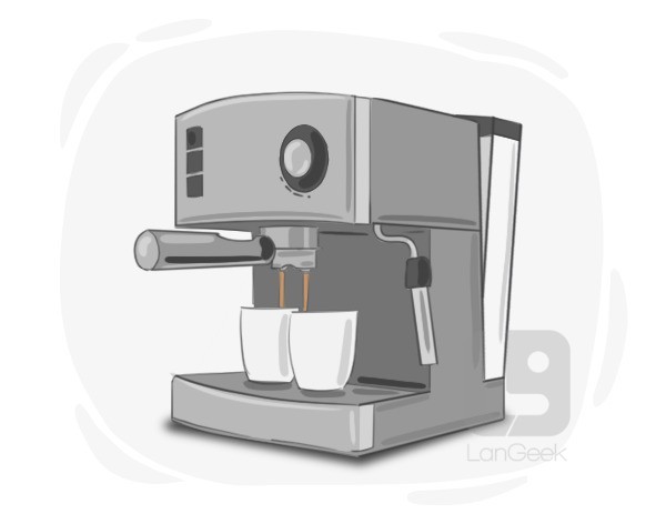 espresso maker definition and meaning