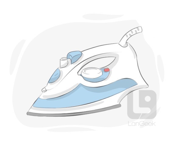 steam iron definition and meaning