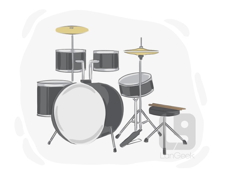 Definition & Meaning of "Drum set" LanGeek