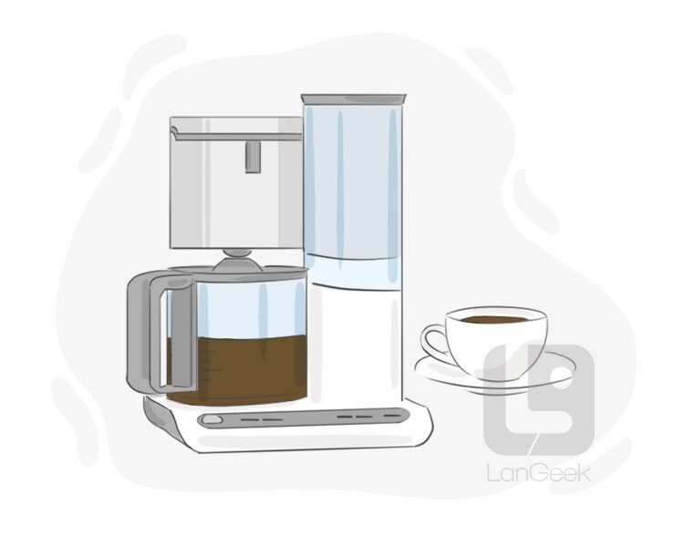 Definition & Meaning of "Coffee maker" LanGeek