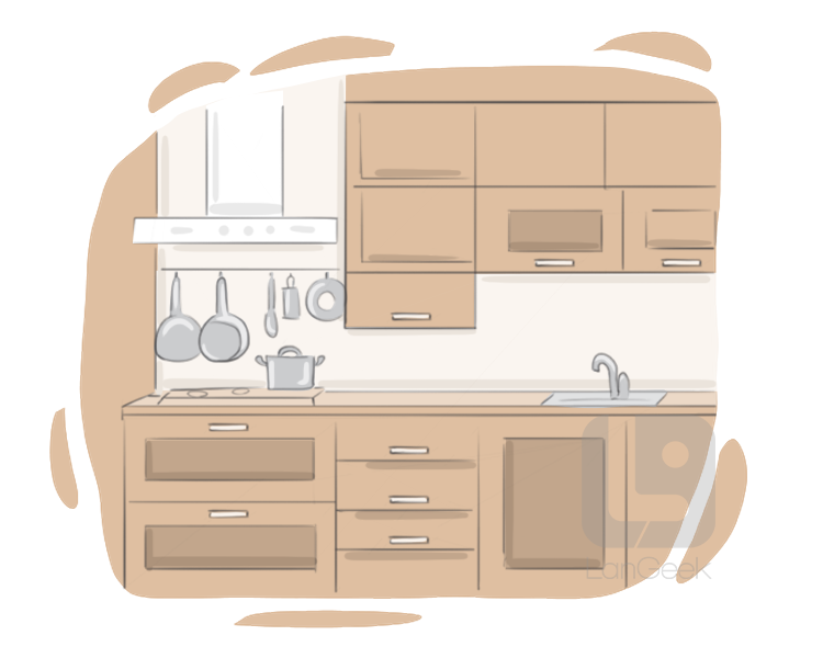 kitchen cabinet definition and meaning
