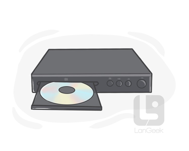 dvd player meaning in english