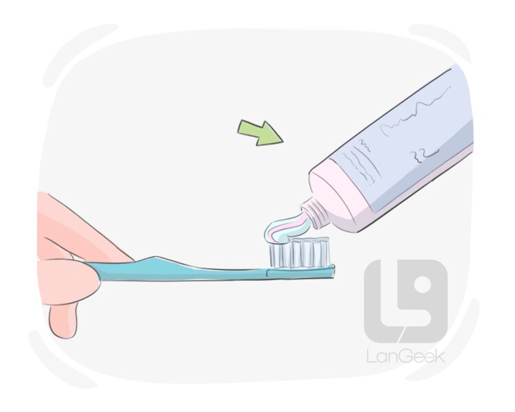 toothpaste definition and meaning