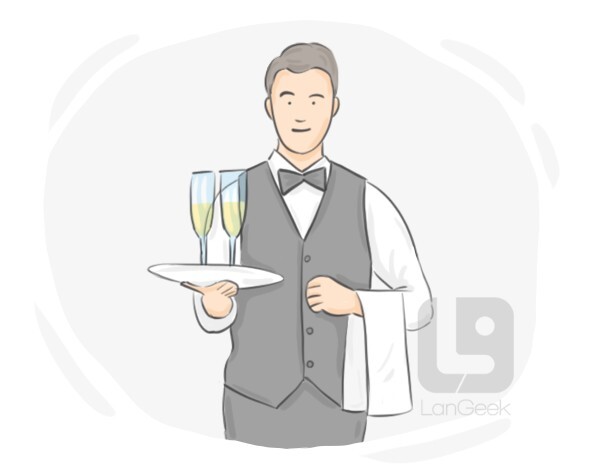 waiter definition and meaning