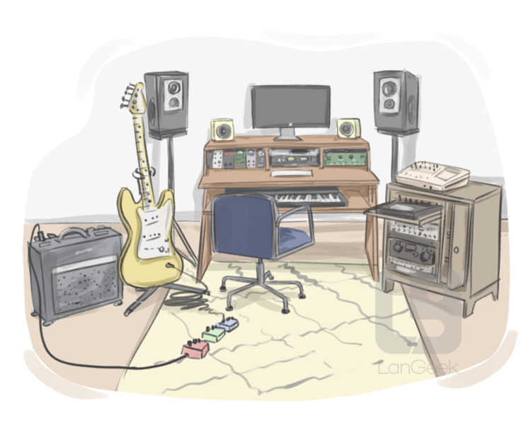 recording studio definition and meaning