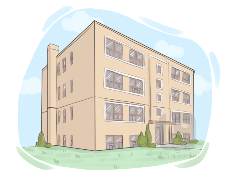 apartment block definition and meaning