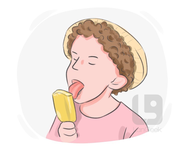 to lick definition and meaning