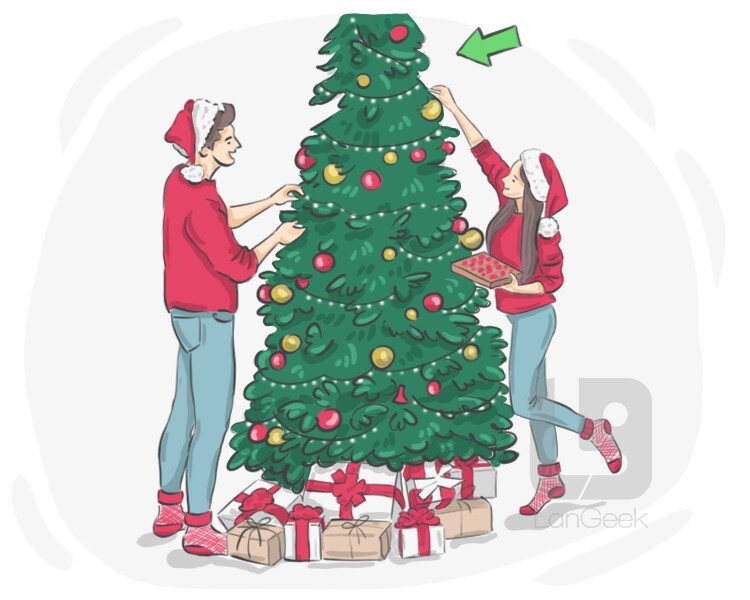 Definition & Meaning of "Christmas tree" LanGeek