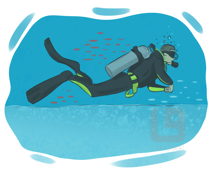 to scuba-dive definition and meaning