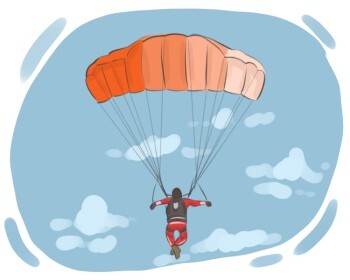 parachuting