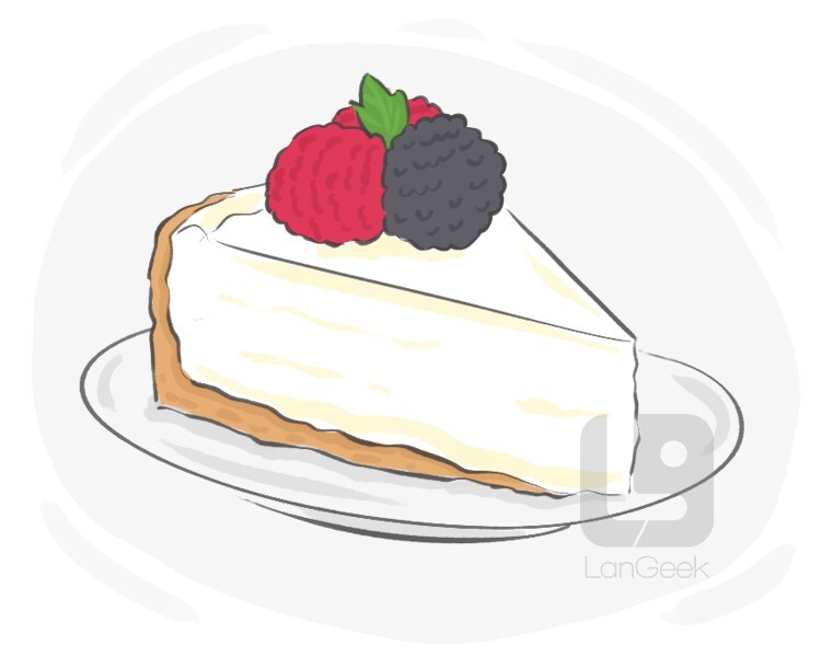 Definition & Meaning of "Cheesecake" LanGeek