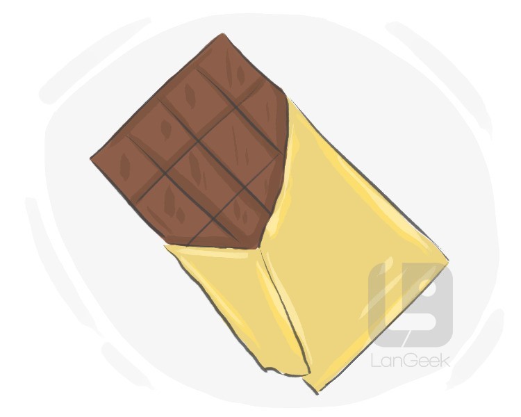 chocolate bar definition and meaning