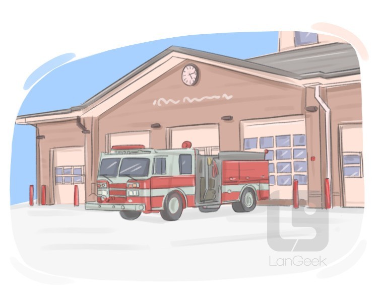 fire station definition and meaning