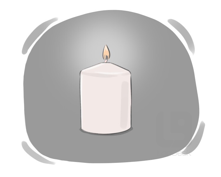 candle definition and meaning