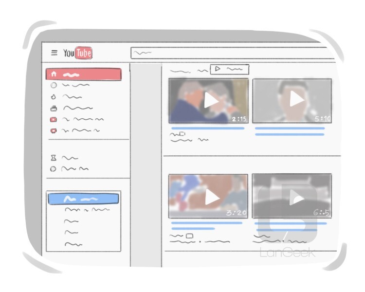 YouTube definition and meaning