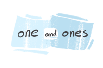 "One" and "Ones" in the English Grammar