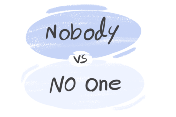 "Nobody" vs. "No One" in the English Grammar