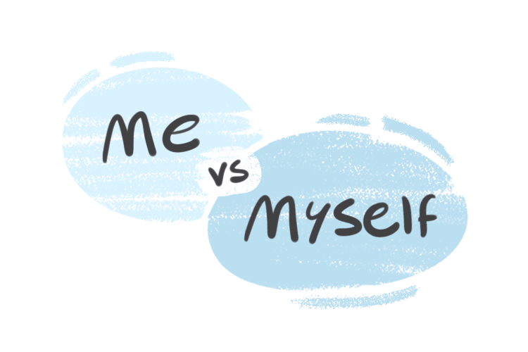 What is the difference between "me" and "myself"