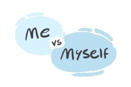 What is the difference between "me" and "myself"