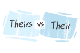 The Difference between "theirs" and "their"