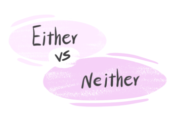 "Either" vs. "Neither" in the English Grammar