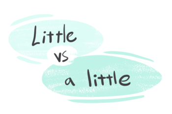 "Little" vs. "A Little" in the English Grammar