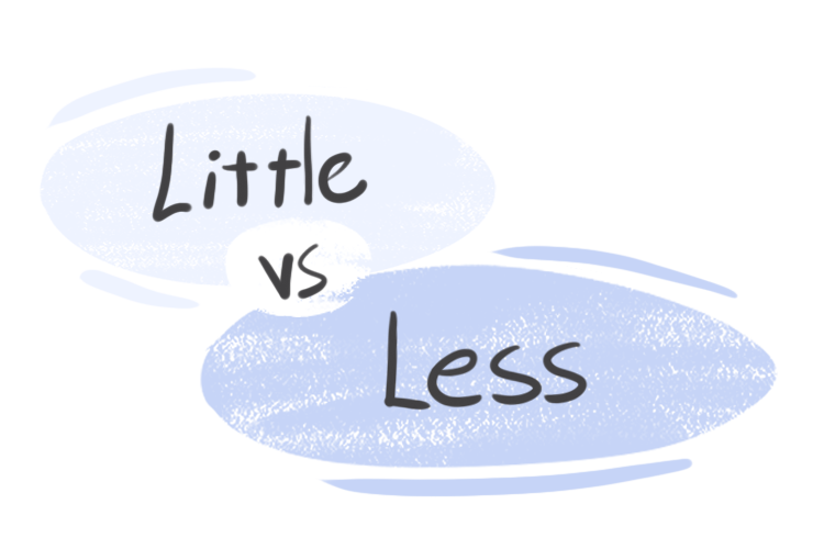 "Little" vs. "Less" in the English Grammar