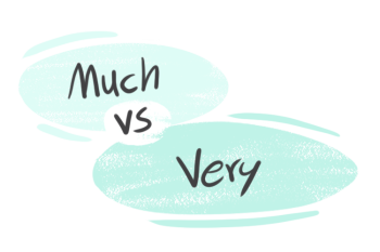 "Much" vs. "Very" in the English Grammar