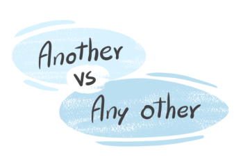 "Another" vs. "Any Other" in the English Grammar