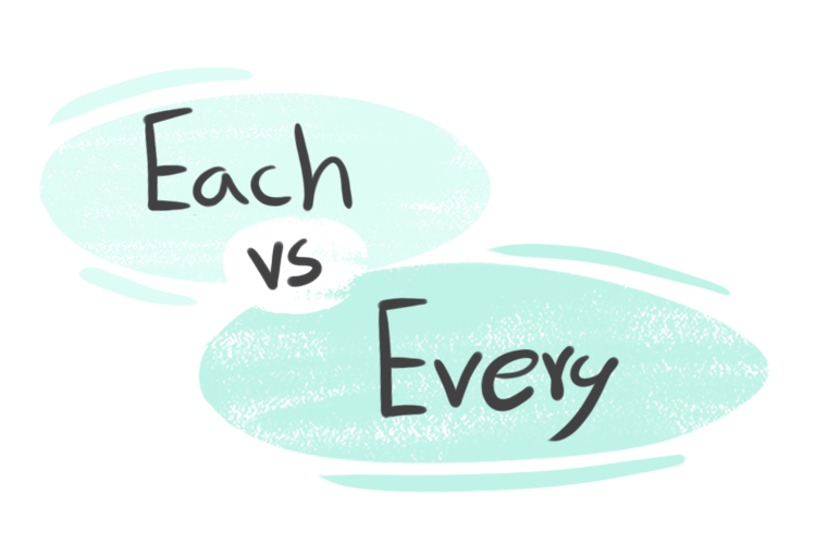 "Each" vs. "Every" in the English Grammar