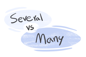 "Several" vs. "Many" in the English Grammar