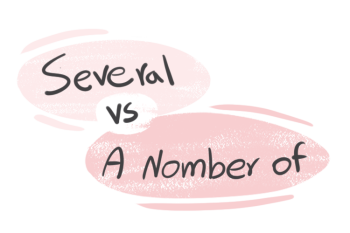 "Several" vs. "A Number Of" in the English Grammar