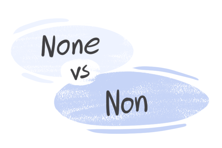 "None" vs. "Non" in the English Grammar