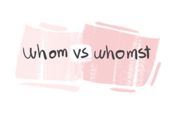 "Whom" vs. "Whomst" in the English Grammar
