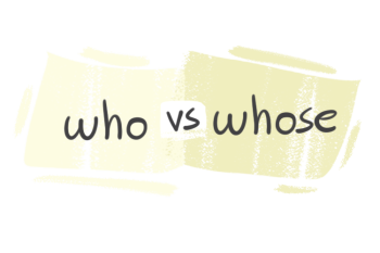 "Who" vs. "Whose" in the English Grammar