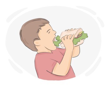 to eat
