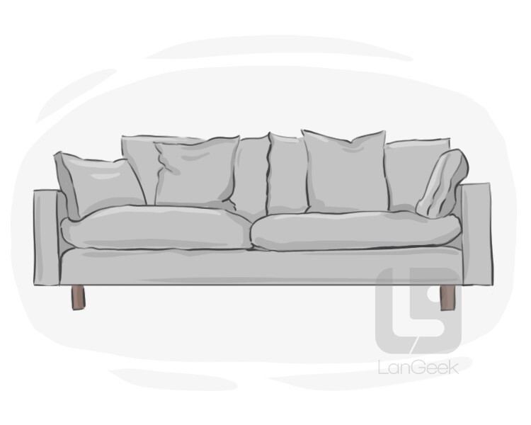 sofa definition and meaning