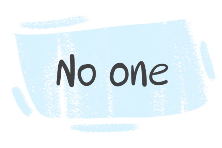 How to Use "No one" in the English Grammar