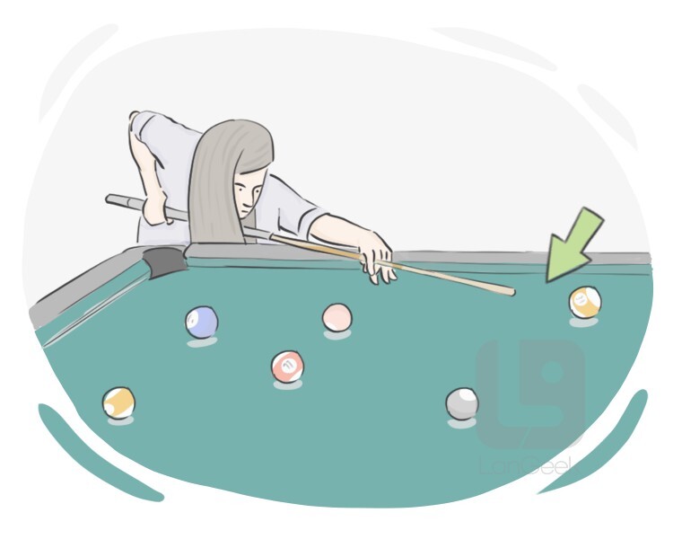 pool table definition and meaning