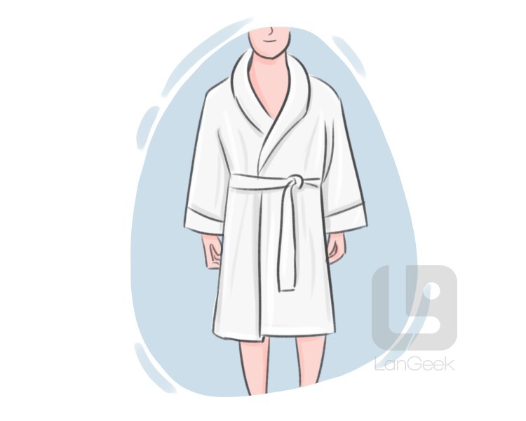 DRESSING GOWN  English meaning - Cambridge Dictionary