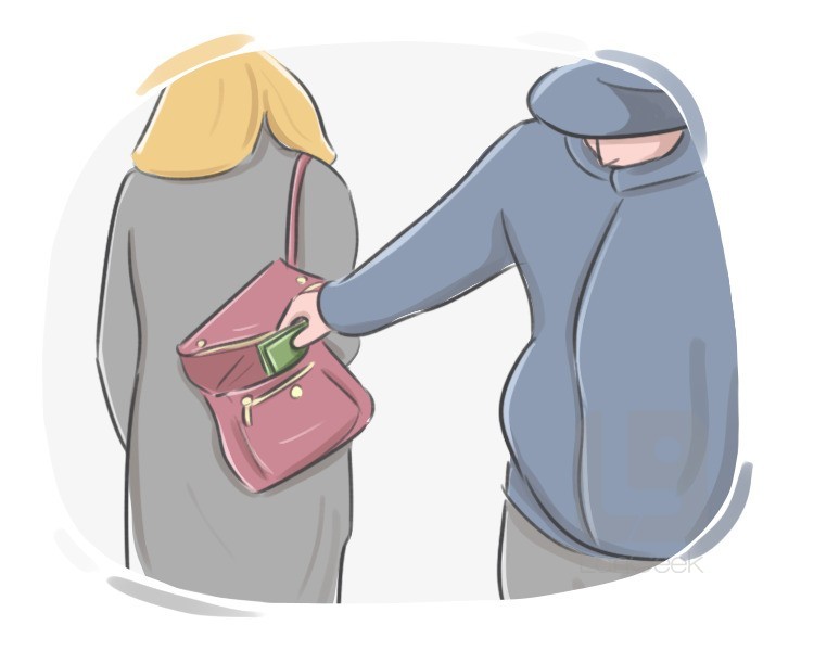 pickpocketing definition and meaning