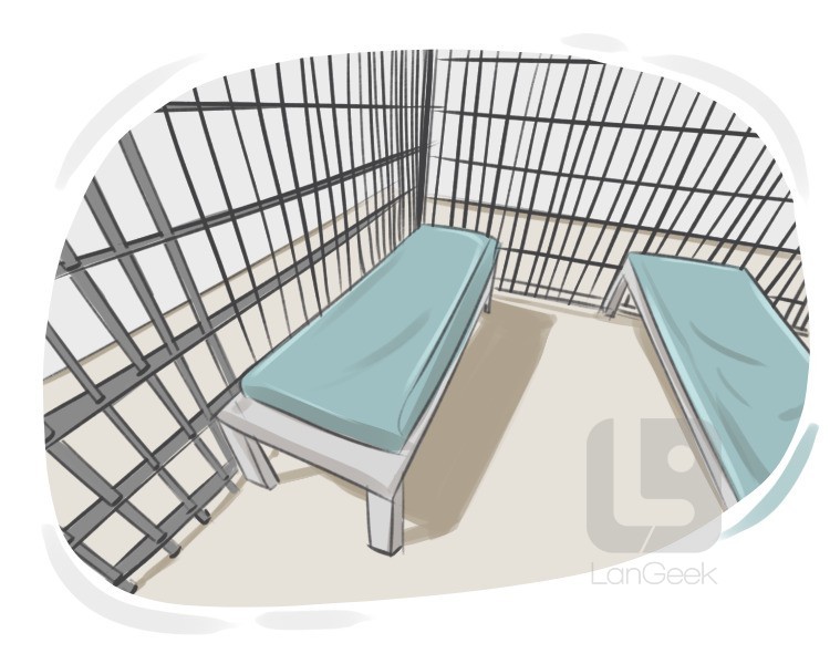 prison cell definition and meaning