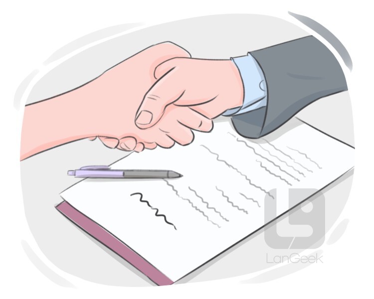 agreement definition and meaning