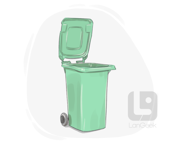 trash can definition and meaning