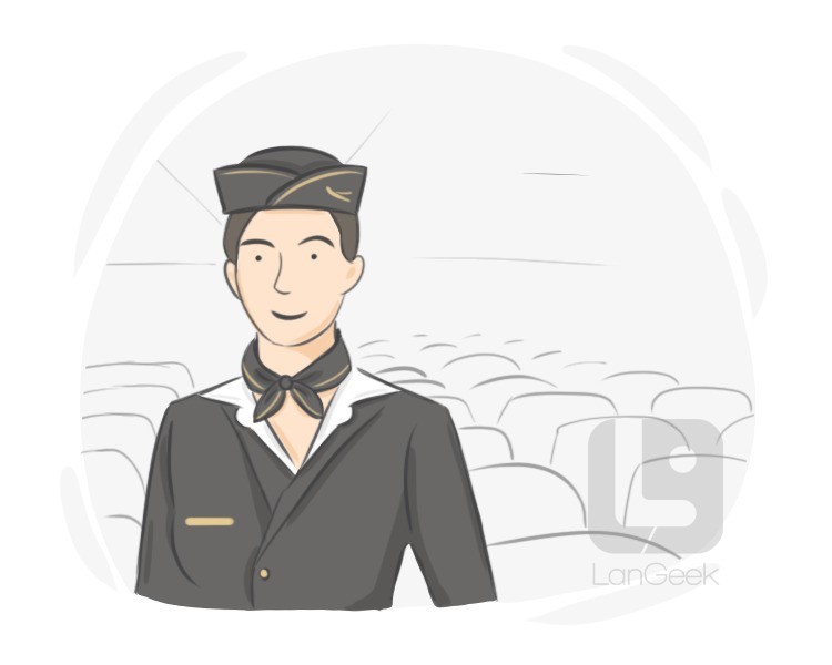 flight attendant definition and meaning