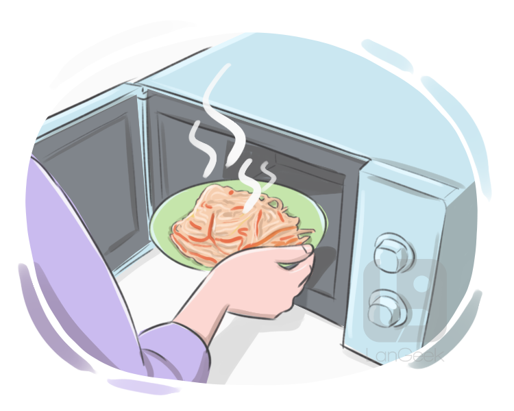 to microwave definition and meaning