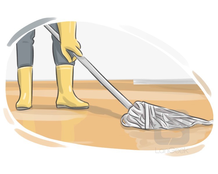 to mop definition and meaning