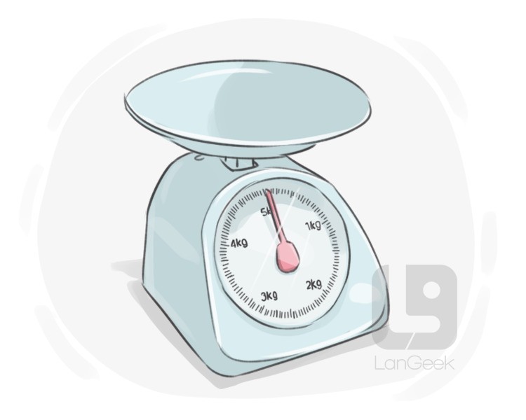 weighing machine definition and meaning