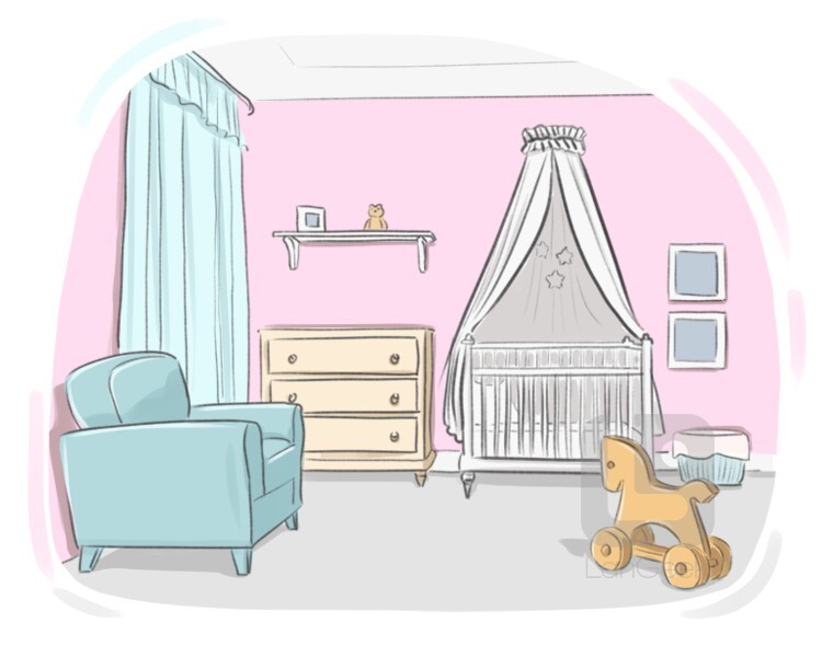 baby's room definition and meaning